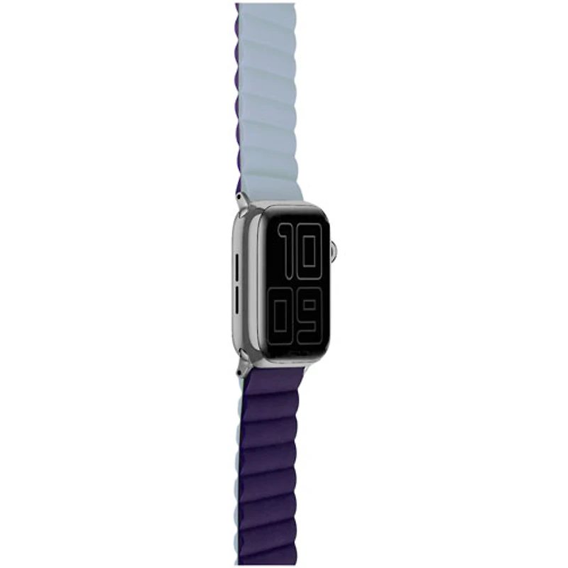 LOGiiX Vibrance Link Silicone Band for Apple Watch 38mm/40mm/41mm/SE - Purple/Lilac