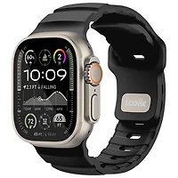 Bracelet Active Link de LOGiiX pour Apple Watch 44/45/46/49 mm - Noir