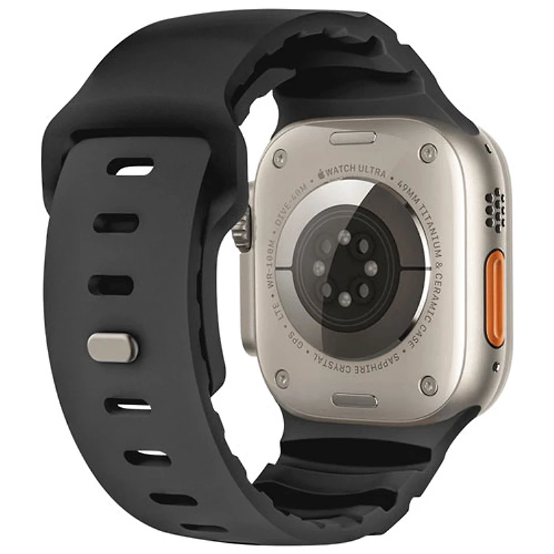 Bracelet Active Link de LOGiiX pour Apple Watch 44/45/46/49 mm - Noir