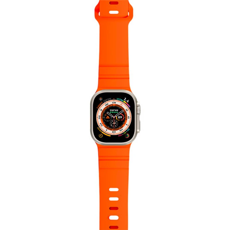 LOGiiX Active Link Strap for Apple Watch 44mm/45mm/46mm/49mm - Orange