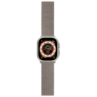 LOGiiX Milanese Link Band for Apple Watch 44mm/45mm/46mm/49mm - Titanium