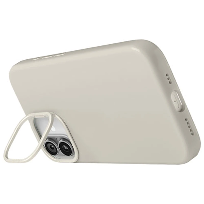 Étui en silicone Vibrance de LOGiiX avec MagSafe pour iPhone 17 - Sable