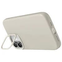 Étui en silicone Vibrance de LOGiiX avec MagSafe pour iPhone 17 - Sable