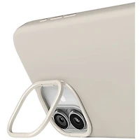 Étui en silicone Vibrance de LOGiiX avec MagSafe pour iPhone 17 - Sable