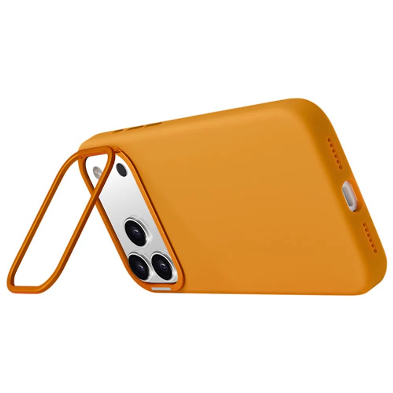 Étui en silicone Vibrance de LOGiiX avec MagSafe pour iPhone 17 Pro - Orange