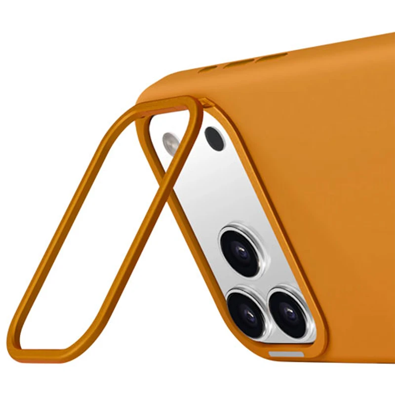 Étui en silicone Vibrance de LOGiiX avec MagSafe pour iPhone 17 Pro - Orange