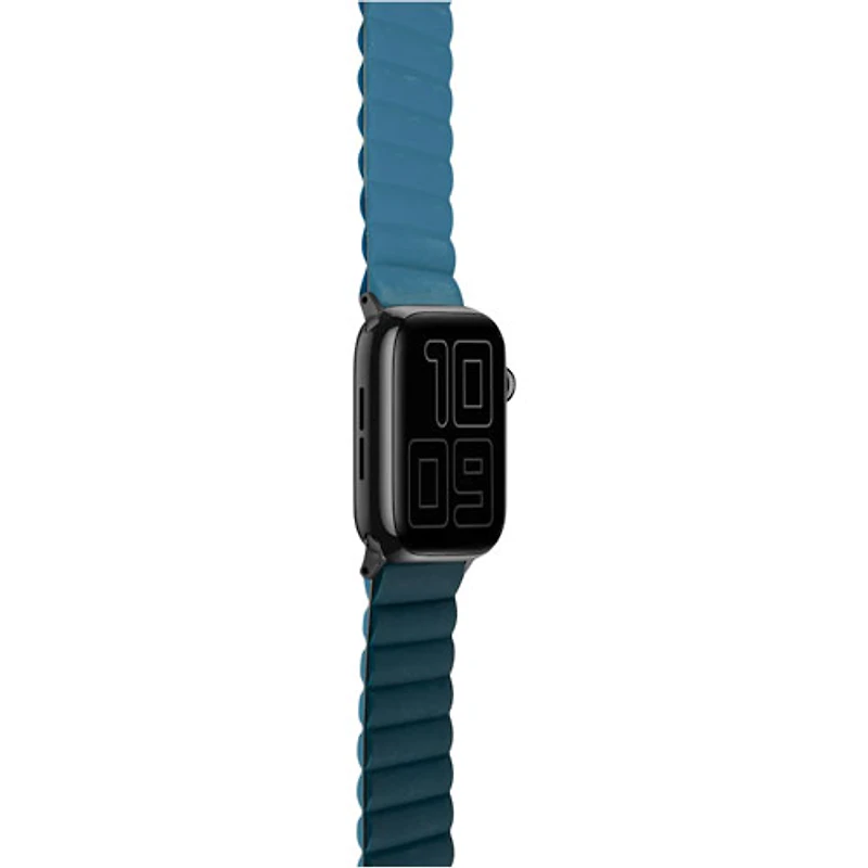LOGiiX Vibrance Link Silicone Band for Apple Watch 42/44/45/49mm/SE/Ultra - Navy/Sea Blue