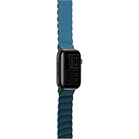 LOGiiX Vibrance Link Silicone Band for Apple Watch 42/44/45/49mm/SE/Ultra - Navy/Sea Blue