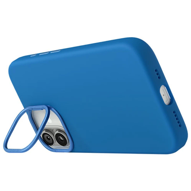 LOGiiX Vibrance Silicone Case with MagSafe for iPhone 17 - Cornflower Blue