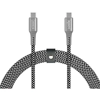 Câble tissé USB-C à USB-C 1,5 m (4,9 pi) 100 W Piston Connect de LOGiiX (LGX