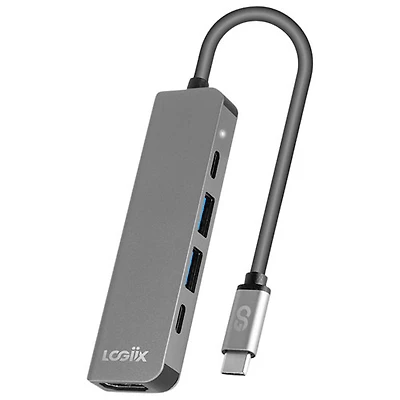 LOGiiX 5-in-1 USB Type-C to Multiport Hub with Power Delivery (LGX-14064)