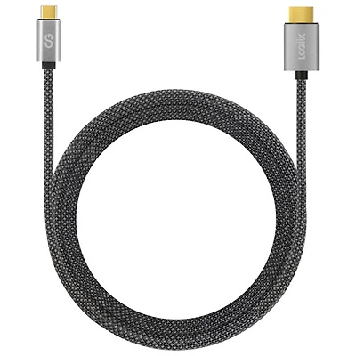 Câble tissé USB-C à HDMI de 3 m (9,84 pi) de LOGiiX (LGX-13937)