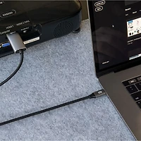 Câble tissé USB-C à HDMI de 3 m (9,84 pi) de LOGiiX (LGX-13937)