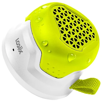 Haut-parleur sans fil Bluetooth Blue Piston Active de LOGiiX - Blanc/Vert