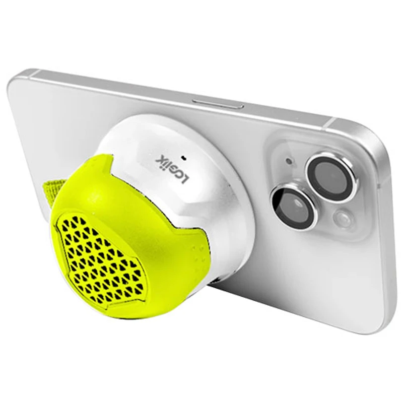 Haut-parleur sans fil Bluetooth Blue Piston Active de LOGiiX - Blanc/Vert
