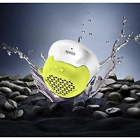 Haut-parleur sans fil Bluetooth Blue Piston Active de LOGiiX - Blanc/Vert