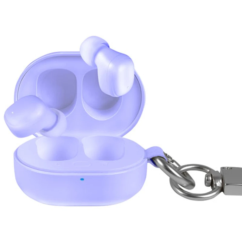 Écouteurs boutons 100 % sans fil Melody Mini de LOGiiX - Lavande