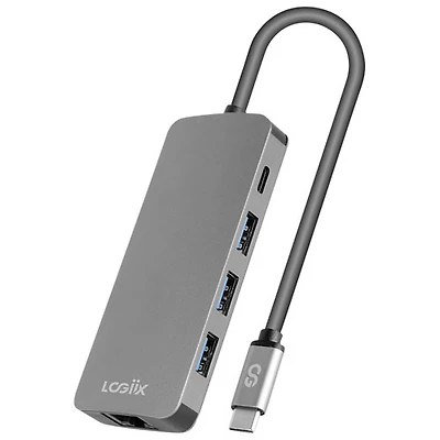 LOGiiX 8-in-1 USB Type-C to Multiport Hub with Power Delivery (LGX-13889)