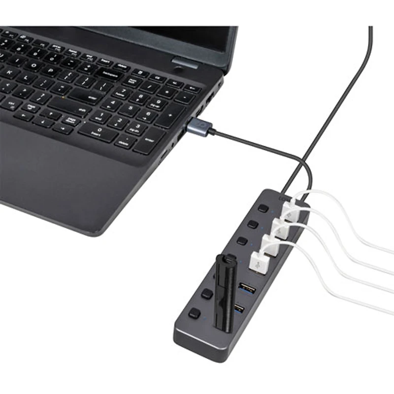 Concentrateur d'alimentation à 7 ports USB-A de LOGiiX