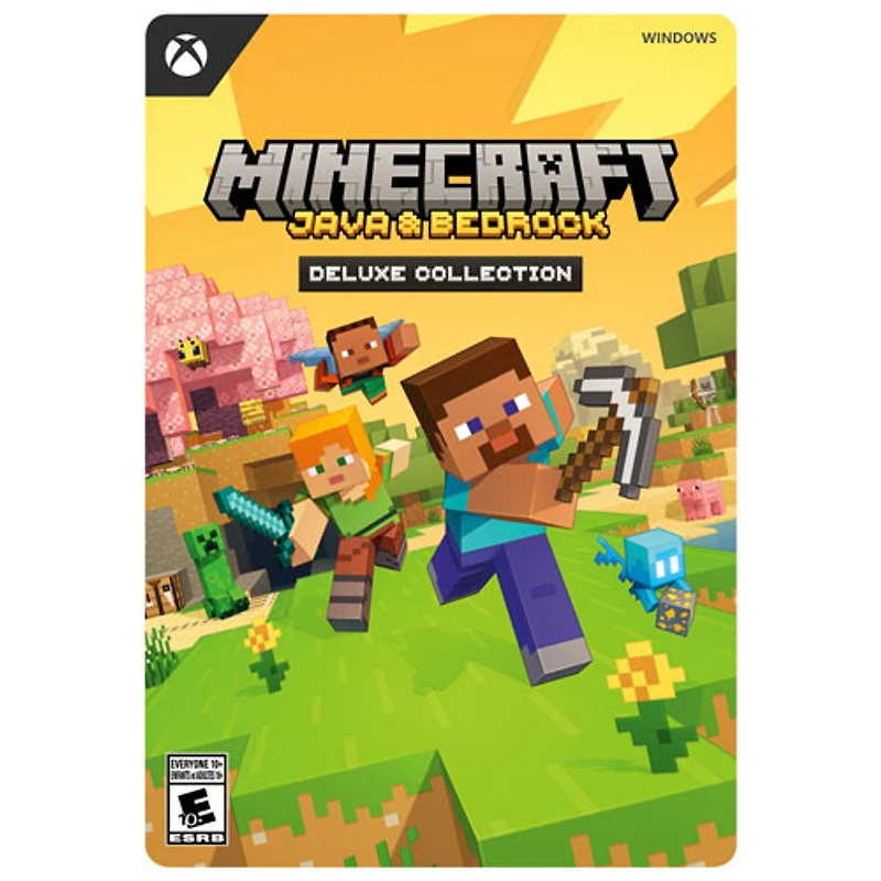 Minecraft: Java & Bedrock Édition Deluxe Collection (PC) - Téléchargement numérique