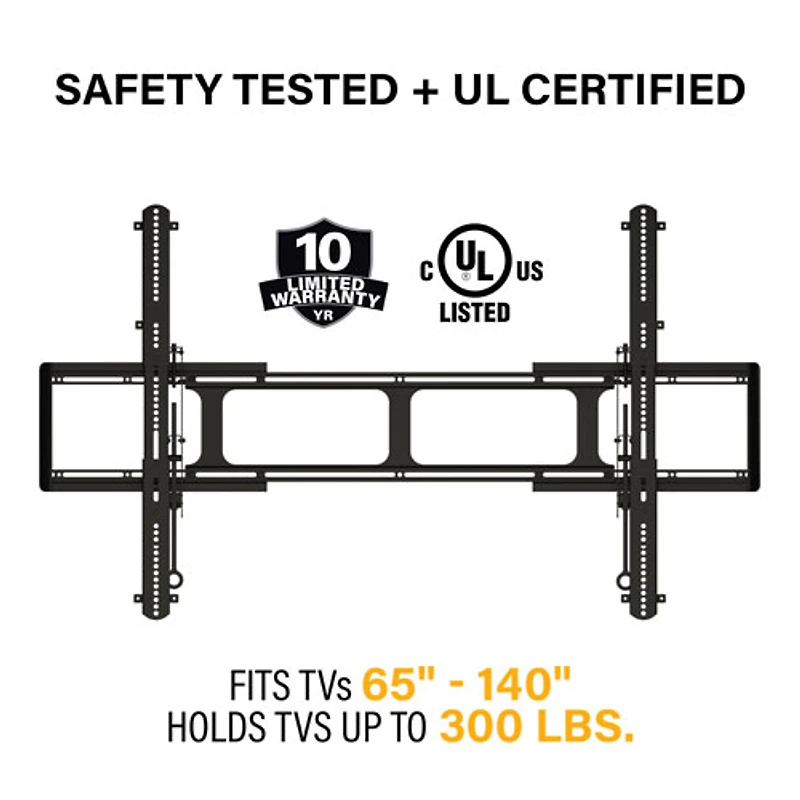 SANUS Elite 65" - 140" Fixed TV Wall Mount