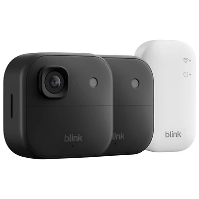 Blink Outdoor 2K+ Wire-Free Add-On IP Security Camera with Sync Module Core - Pack