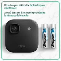 Caméra de surveillance IP supplémentaire sans fil d'extérieur 2K+ de Blink et module Sync Module - Lot de 5 - Noir