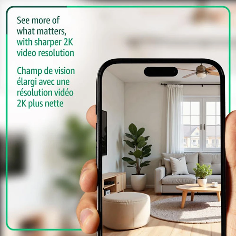 Blink Mini 2K+ Wired Indoor/Outdoor IP Camera - White