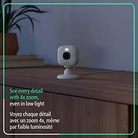 Blink Mini 2K+ Wired Indoor/Outdoor IP Camera - White