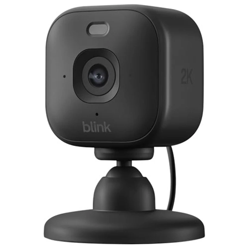 Caméra IP d'extérieur/d'intérieur avec fil Mini 2K+ de Blink - Noir