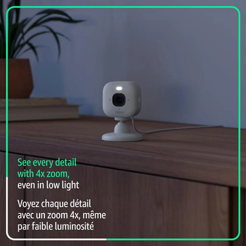 Blink Mini 2K+ Wired Indoor/Outdoor IP Camera - 2 Pack - White
