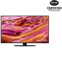 Boîte ouverte - Téléviseur intelligent Tizen HDR Neo QLED UHD 4K de 43 po série QN90F de Samsung (QN43QN90FAFXZC) - 2025