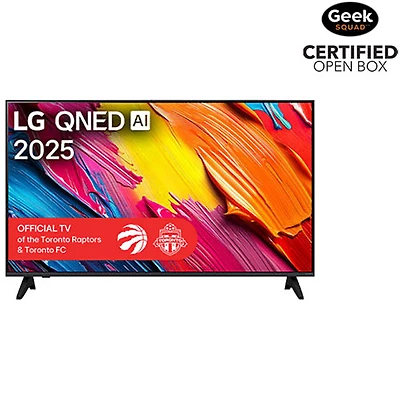 Boîte ouverte - Téléviseur intelligent webOS AI QNED HDR UHD 4K QNED70 de 55 po de LG (55QNED70AUA.ACC) - 2025