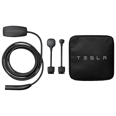 Tesla Level 1 Portable Connector Electric Vehicle (EV) Charger - 20' - Black