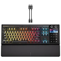 Clavier de jeu mécanique rétroéclairé à commutateurs linéaires mécaniques prélubrifiés MLX Pulse Galleon 100 SD de Corsair avec boutons Stream Deck
