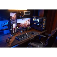 Clavier de jeu mécanique rétroéclairé à commutateurs linéaires mécaniques prélubrifiés MLX Pulse Galleon 100 SD de Corsair avec boutons Stream Deck