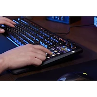 Clavier de jeu mécanique rétroéclairé à commutateurs linéaires mécaniques prélubrifiés MLX Pulse Galleon 100 SD de Corsair avec boutons Stream Deck