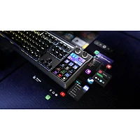 Clavier de jeu mécanique rétroéclairé à commutateurs linéaires mécaniques prélubrifiés MLX Pulse Galleon 100 SD de Corsair avec boutons Stream Deck