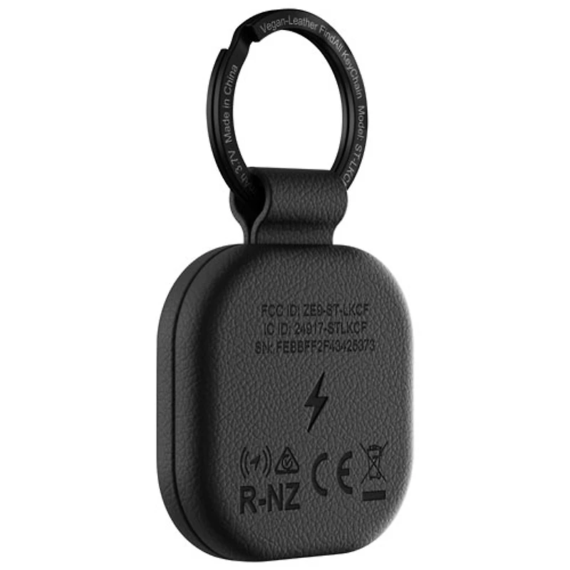 Porte-clés de repérage en cuir végétalien FindAll de Satechi