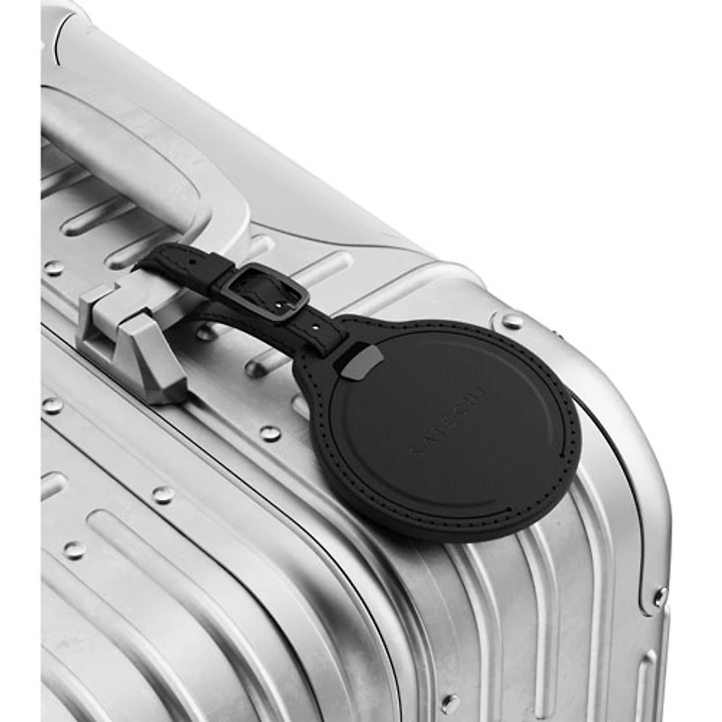 Dispositif de repérage de valise Bluetooth en cuir végétalien FindAll de Satechi