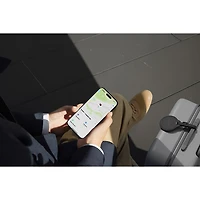 Dispositif de repérage de valise Bluetooth en cuir végétalien FindAll de Satechi