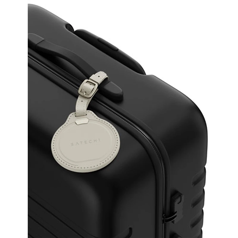 Dispositif de repérage de valise Bluetooth en cuir végétalien FindAll de Satechi