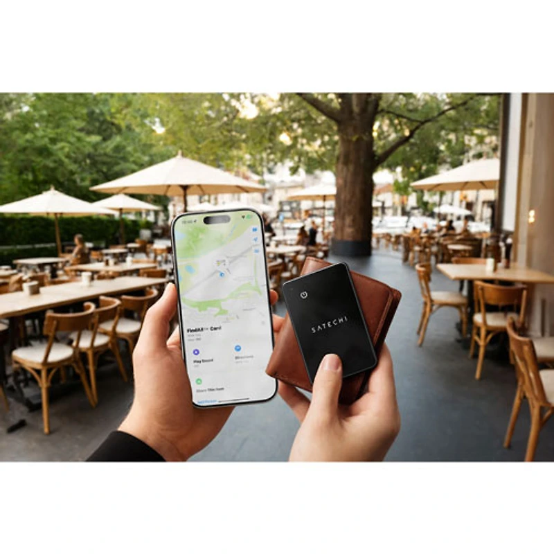 Satechi FindAll Wallet Tracker with Apple find my & Qi Charging