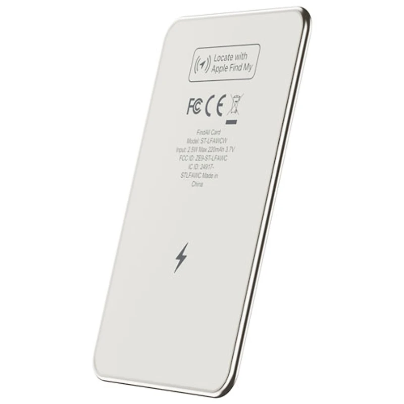 Dispositif de repérage de portefeuille FindAll avec Localiser d'Apple et chargement Qi de Satechi