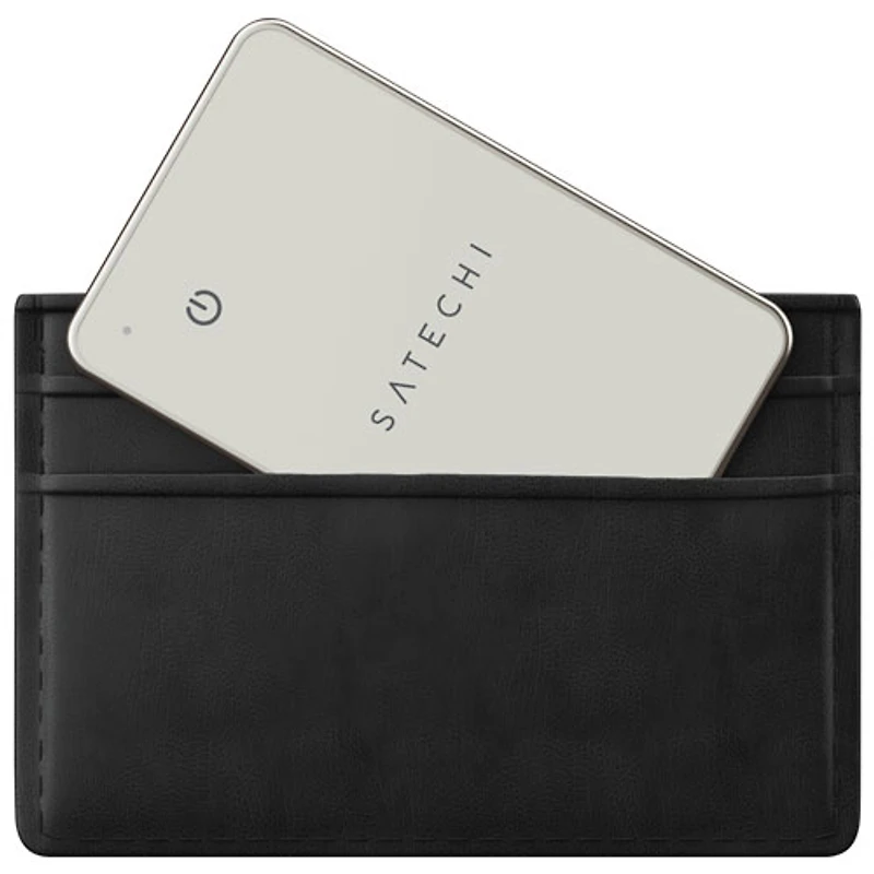 Dispositif de repérage de portefeuille FindAll avec Localiser d'Apple et chargement Qi de Satechi