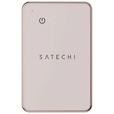 Satechi FindAll Wallet Tracker with Apple find my & Qi Charging - Desert Rose