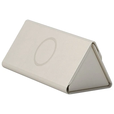 tui à lunettes de repérage en cuir végétalien avec chargement Qi FindAll de Satechi