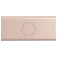 Étui à lunettes de repérage en cuir végétalien avec chargement Qi FindAll de Satechi - Rose du désert