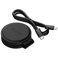 Chargeur sans fil 2-en-1 Qi2 15 W OntheGo de Satechi