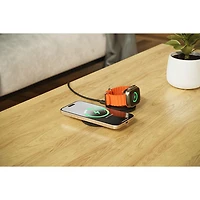 Chargeur sans fil 2-en-1 Qi2 15 W OntheGo de Satechi